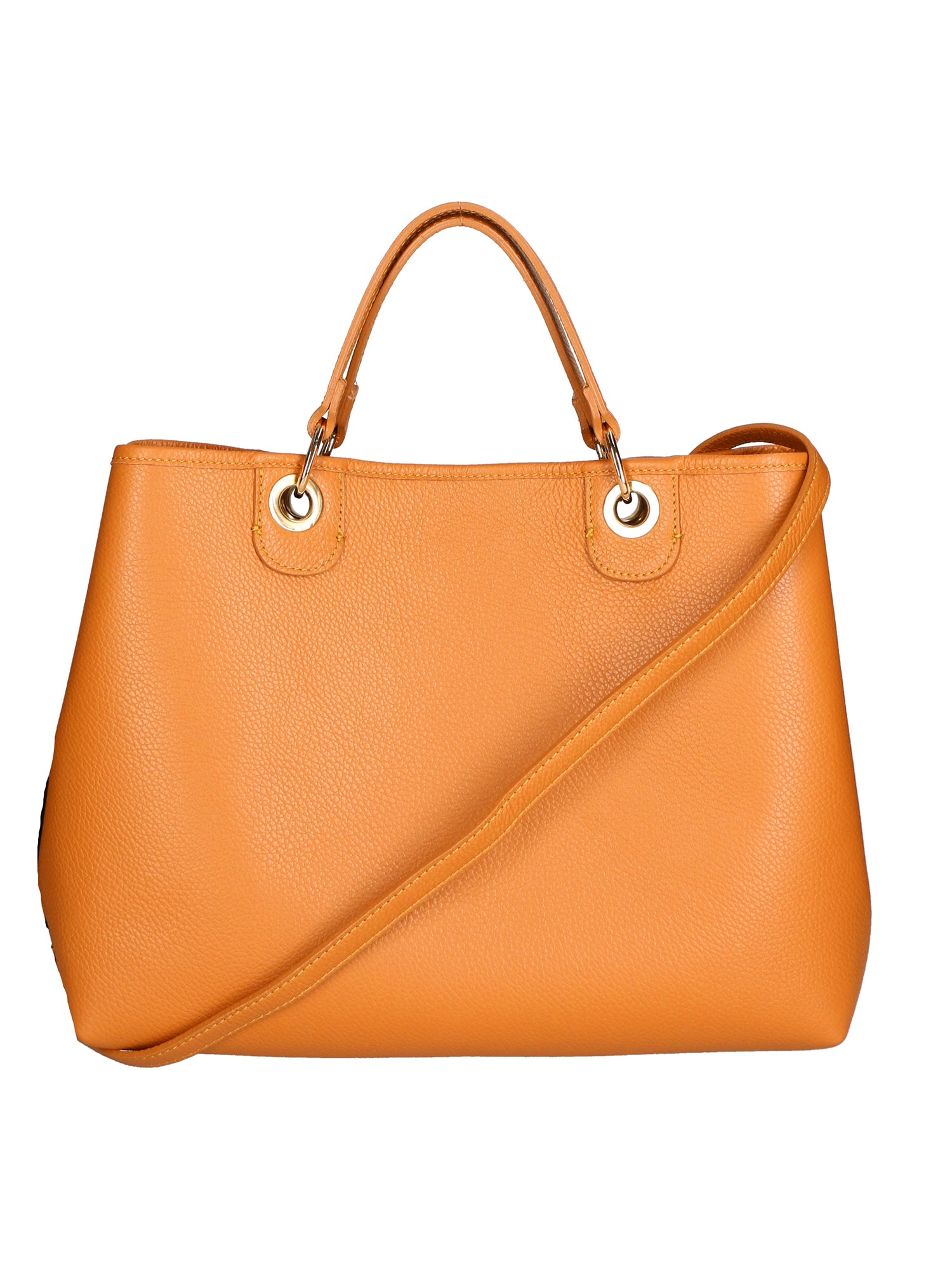Azurite Borsa a mano da donna 100% pelle 06105-D44 CUOIO COGNAC Gave Lux