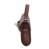 Uma Borsa a mano da donna Vera pelle 06525-D223 cioccolato Gave Lux