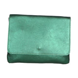 Angelica Pochette da donna Vera pelle 05413-L016 VERDE SCURO Gave Lux