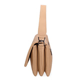 Borsa a spalla da donna Ecopelle vegana 637-1-CAFFELATTE Diana&co