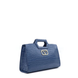 Acropoli Borsa a mano da donna Ecopelle VC-213-BLU NAVY 19V69 Italia