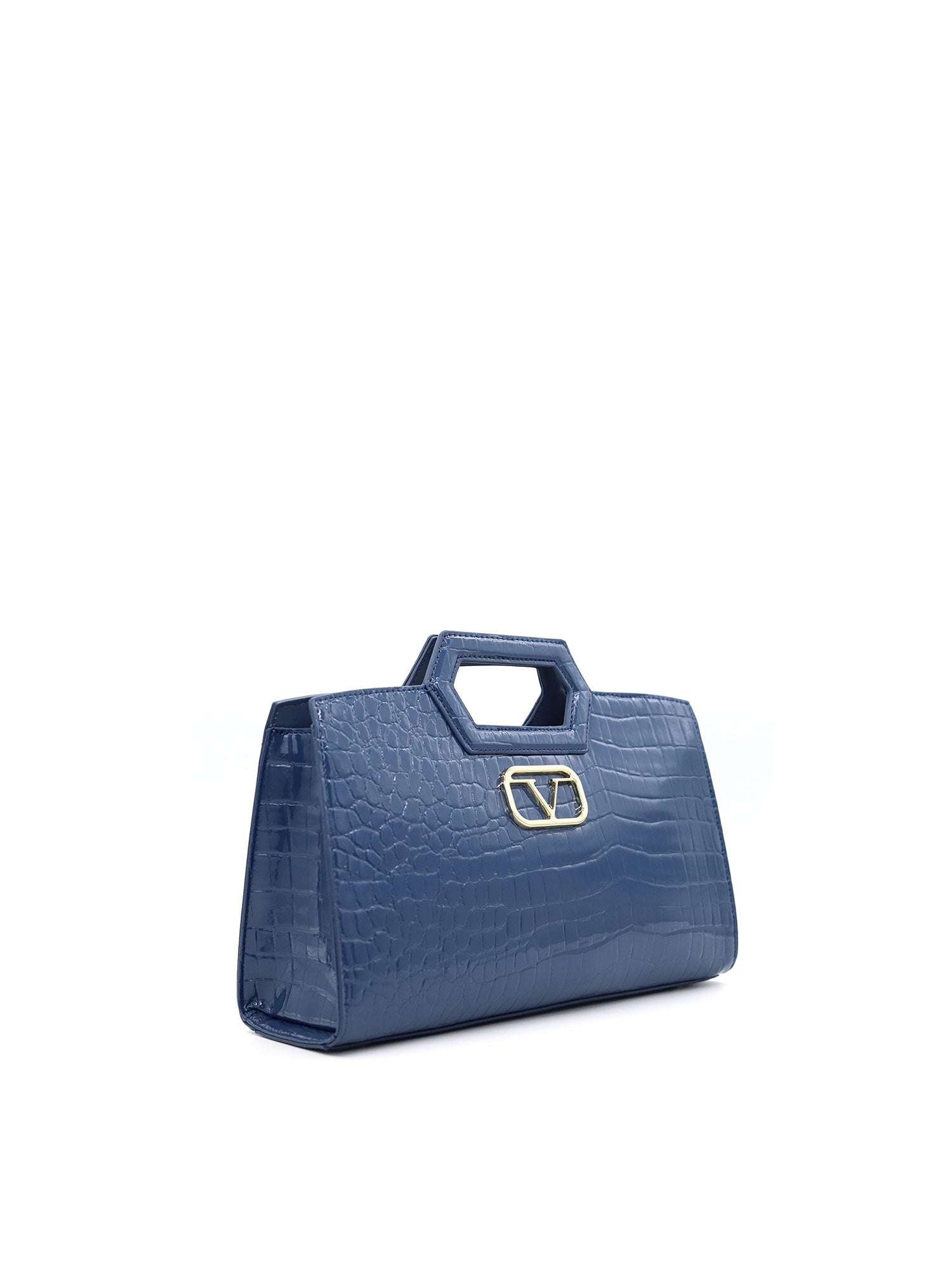 Acropoli Borsa a mano da donna Ecopelle VC-213-BLU NAVY 19V69 Italia