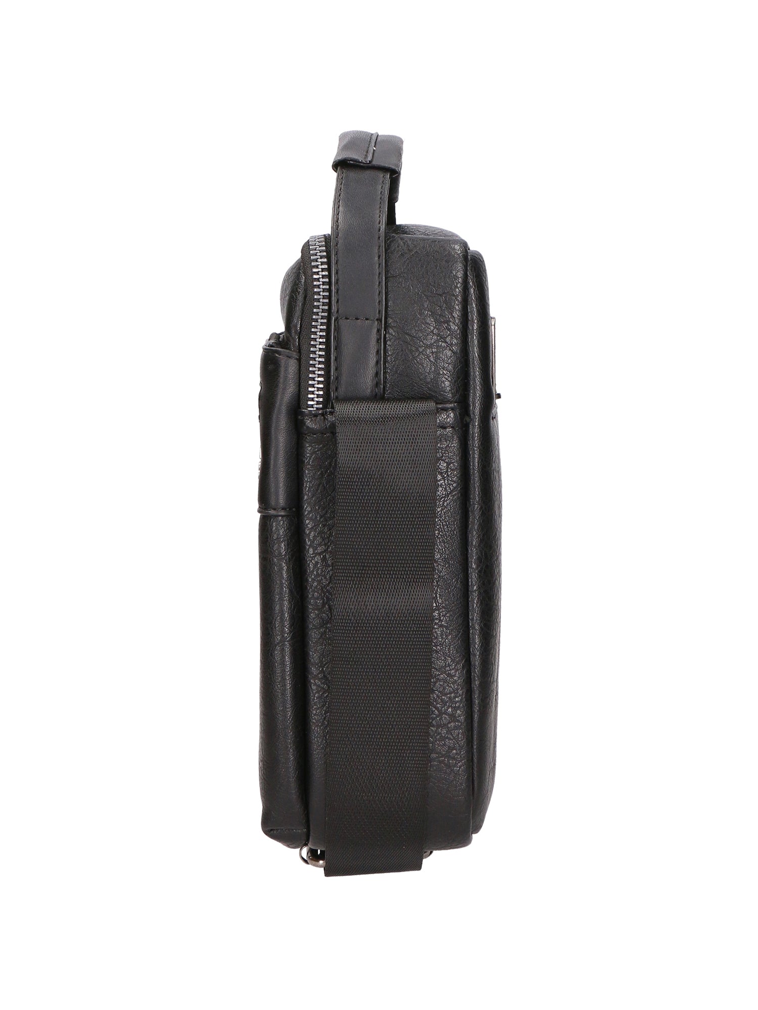 Borsa a tracolla uomo in pelle PU Casual PCL3004-BLACK Northampton Polo Club