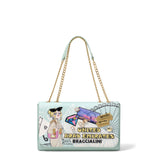 Zephyra Borsa a spalla da donna Poliestere + Poliuretano B17086-UNICO Braccialini