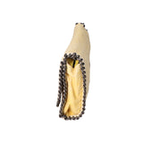 Livorno Borsa a Spalla Donna Vera Pelle 1144-GIALLO Gave Lux