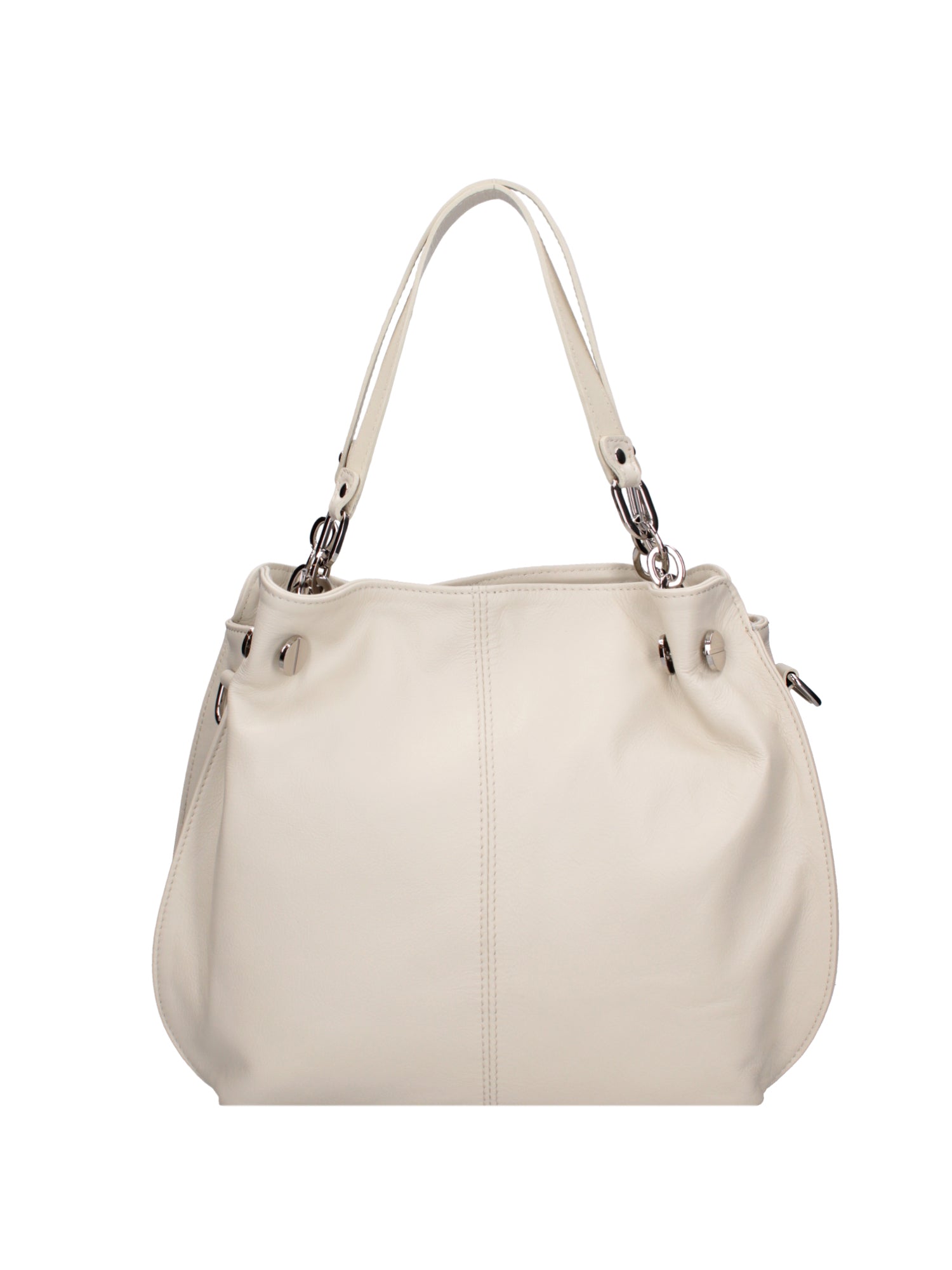 Ereba Borsa a mano da donna Made in Italy 100% pelle 3305-S37 LATTE Gave Lux