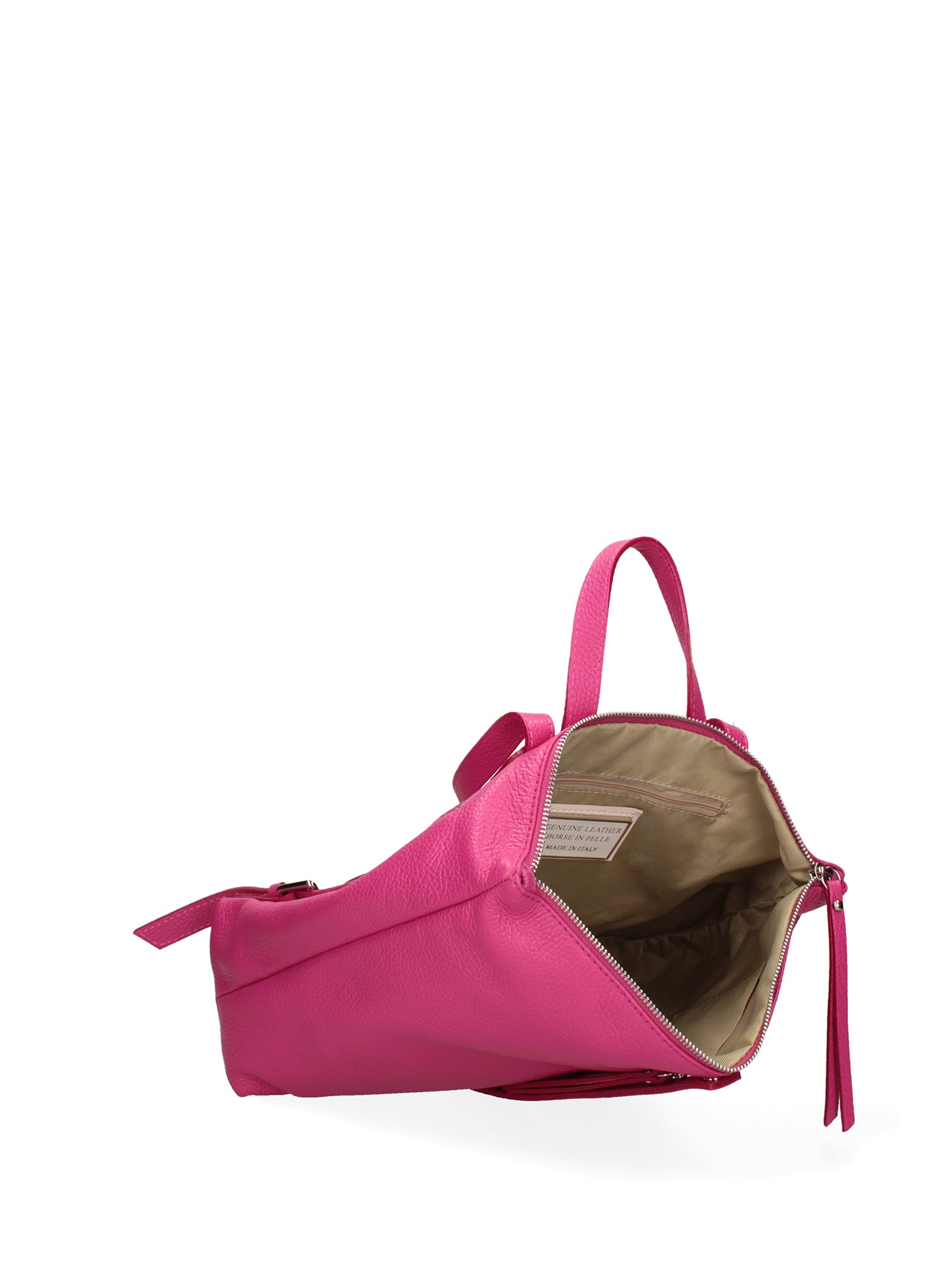 Borsa a mano da donna Vera pelle 07137-D02 FUXIA Roberta Rossi