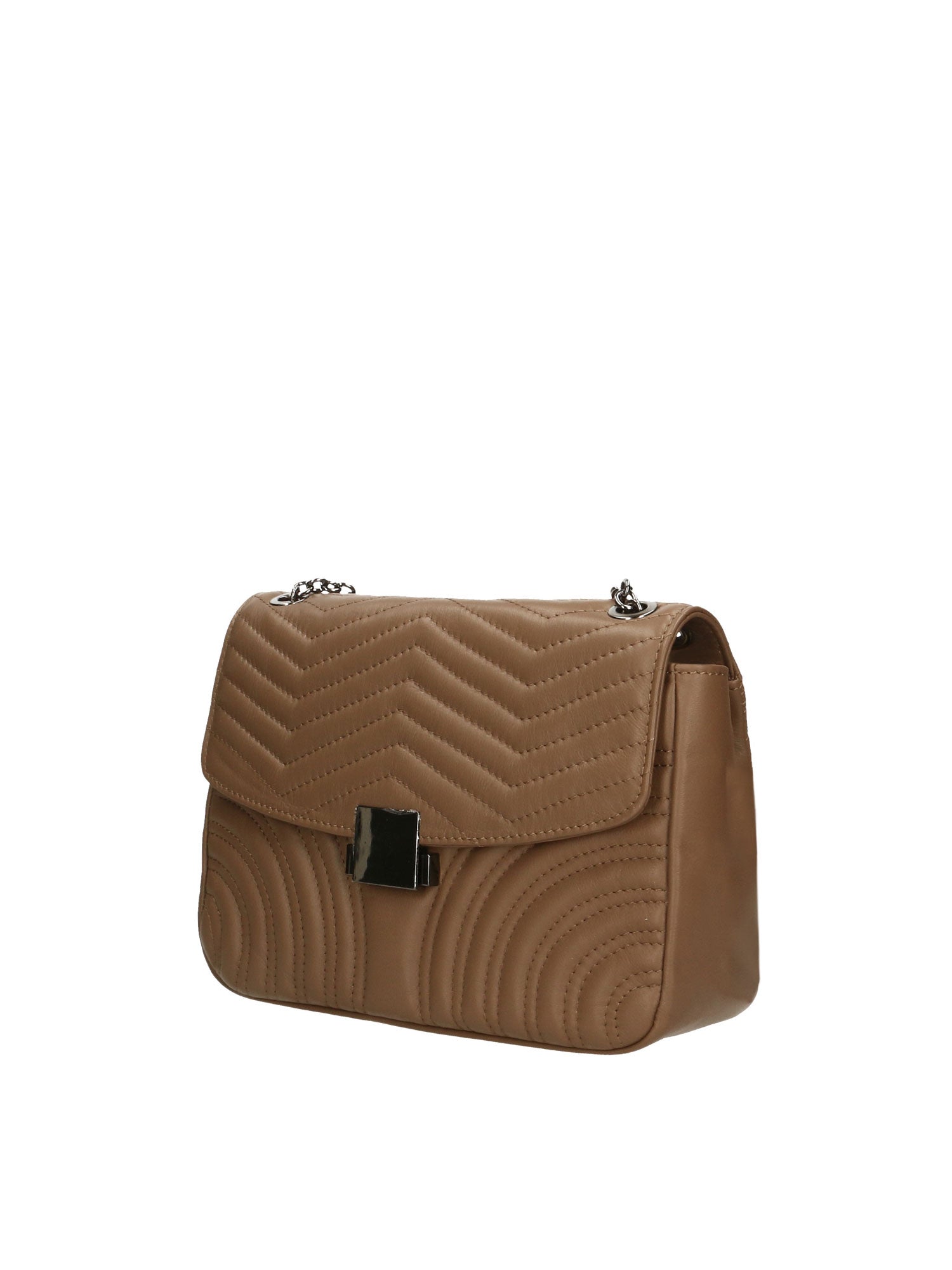 Erisma Borsa a tracolla donna Vera pelle 6509-TAUPE Gave Lux
