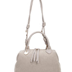 Borsa a mano da donna 100% pelle vegana PU 749-1PT-BEIGE Diana&co