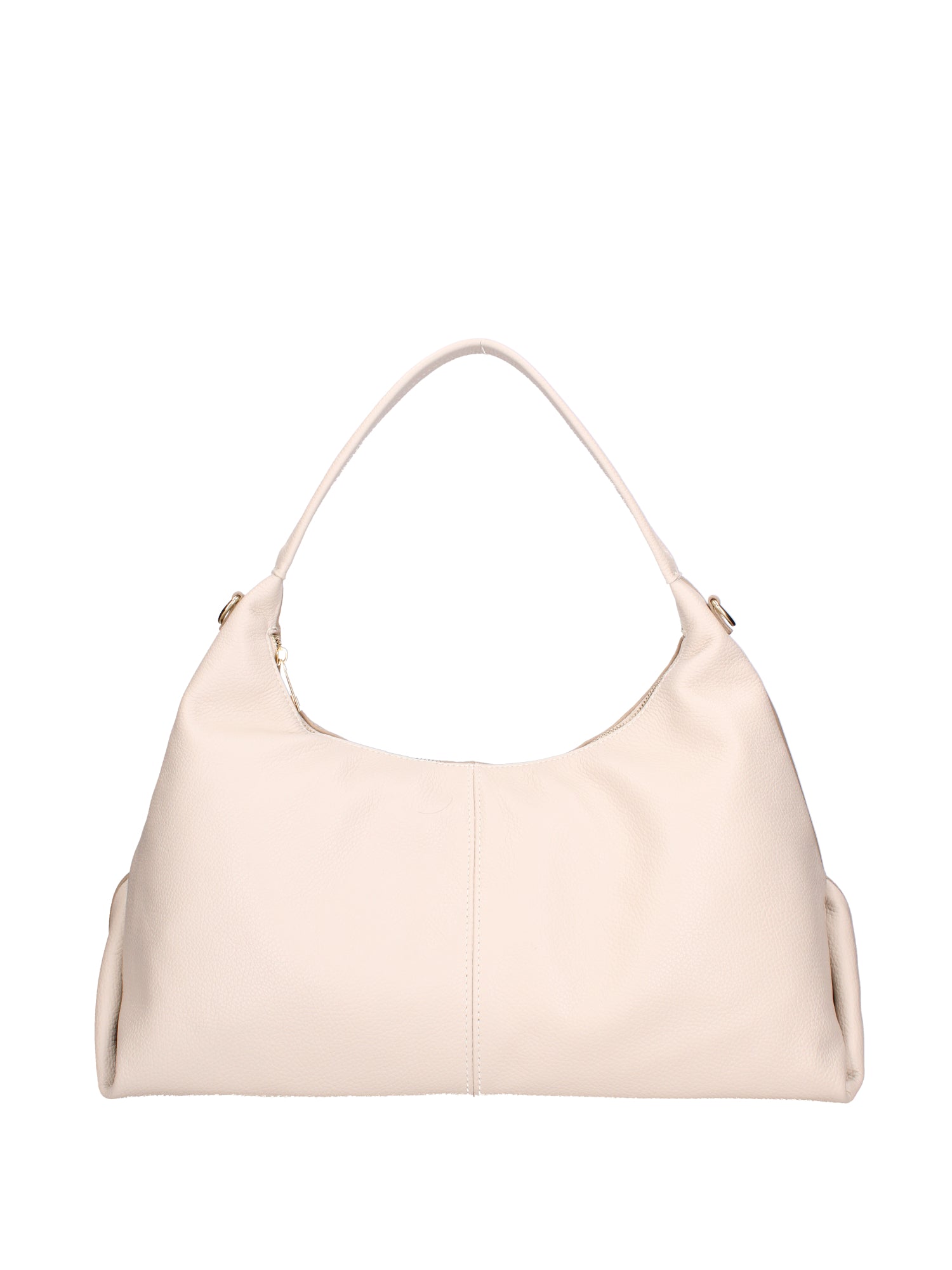Borsa a spalla da donna Vera pelle 07233-D37 LATTE+D05 TAUPE Roberta Rossi