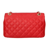 Clizia Borsa a spalla da donna Vera pelle 6078-S08 ROSSO Gave Lux