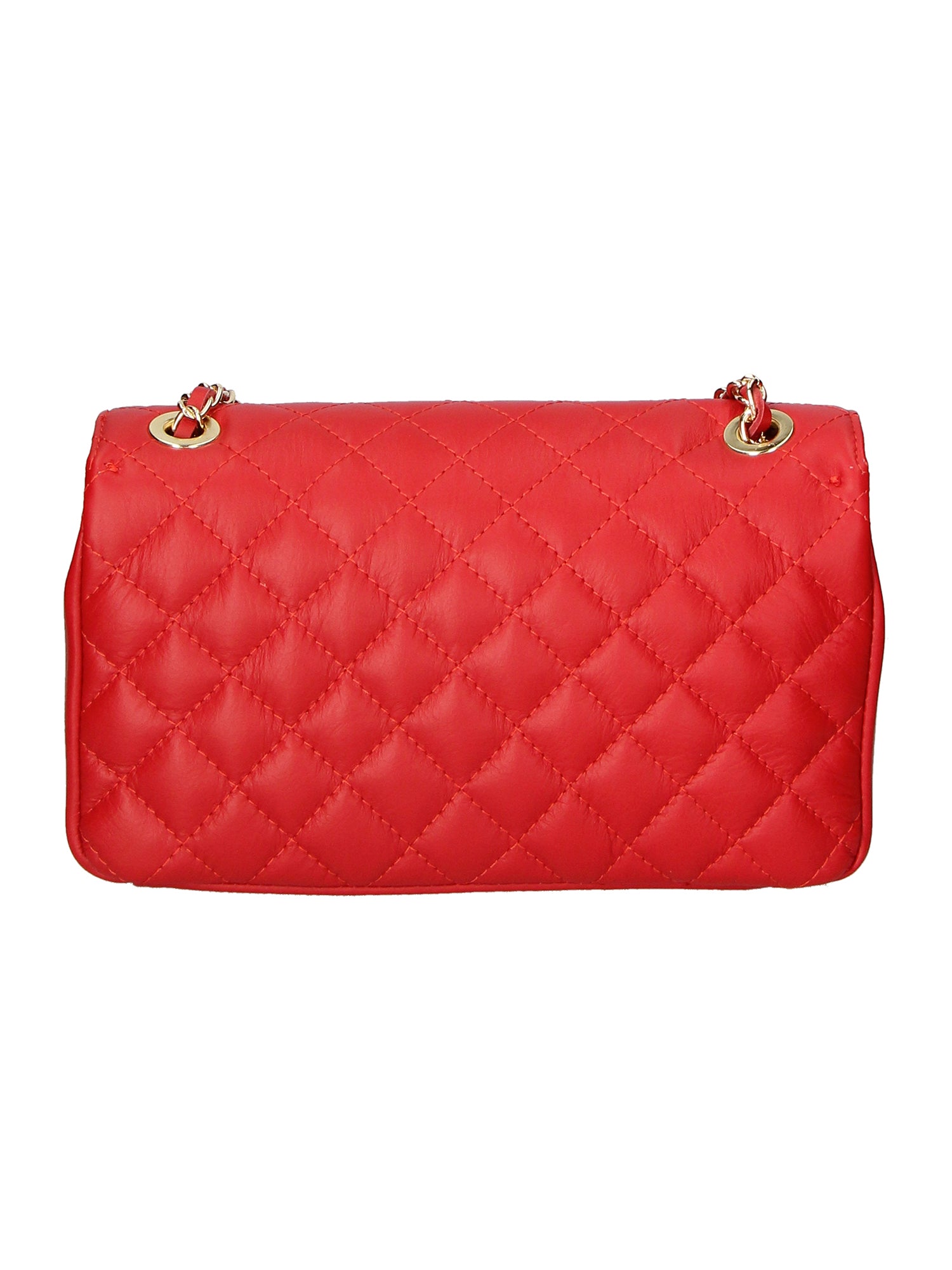 Clizia Borsa a spalla da donna Vera pelle 6078-S08 ROSSO Gave Lux