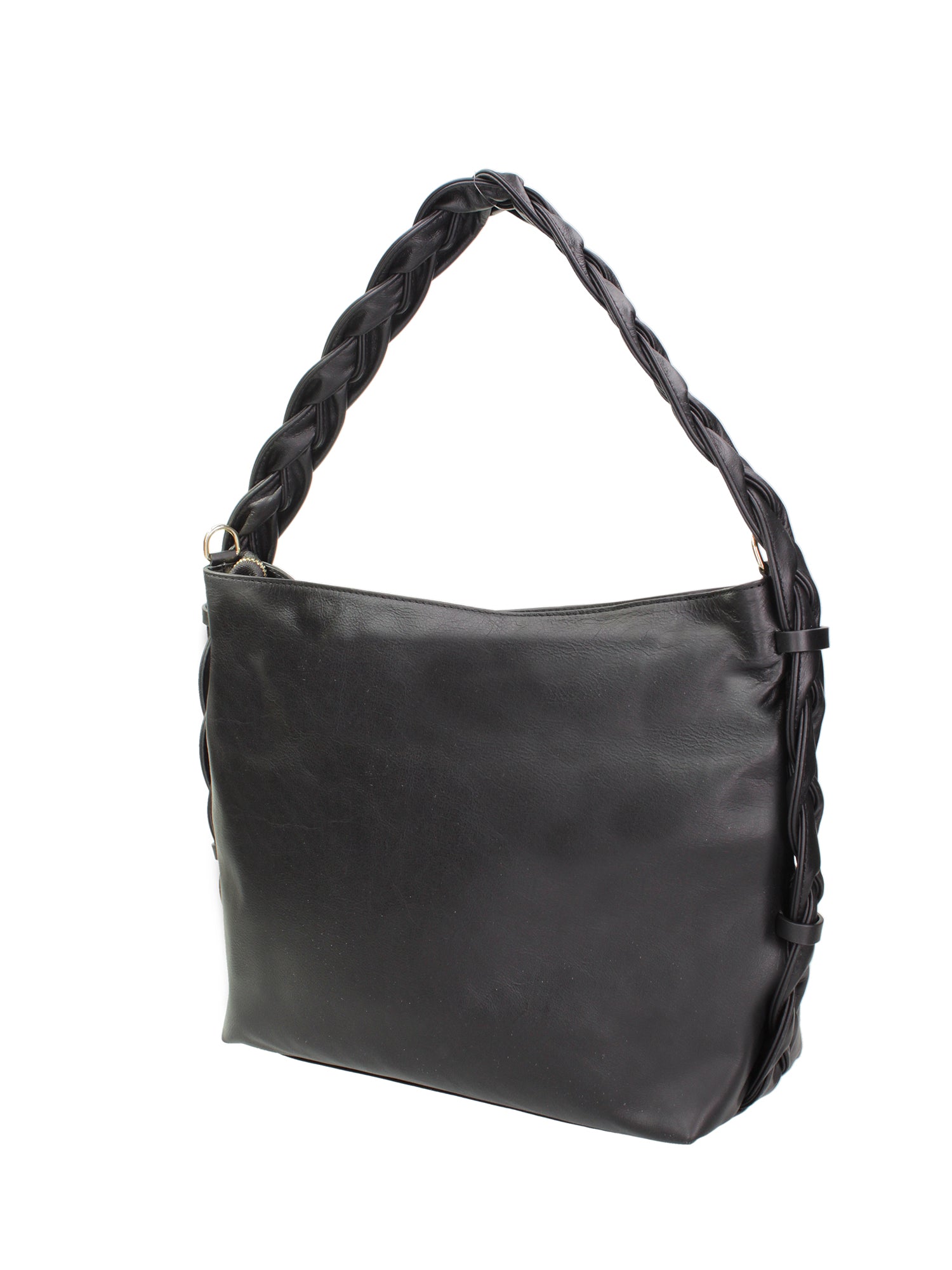 Umbria Borsa a spalla da donna Vera pelle 07169-NERO BLACK Gave Lux