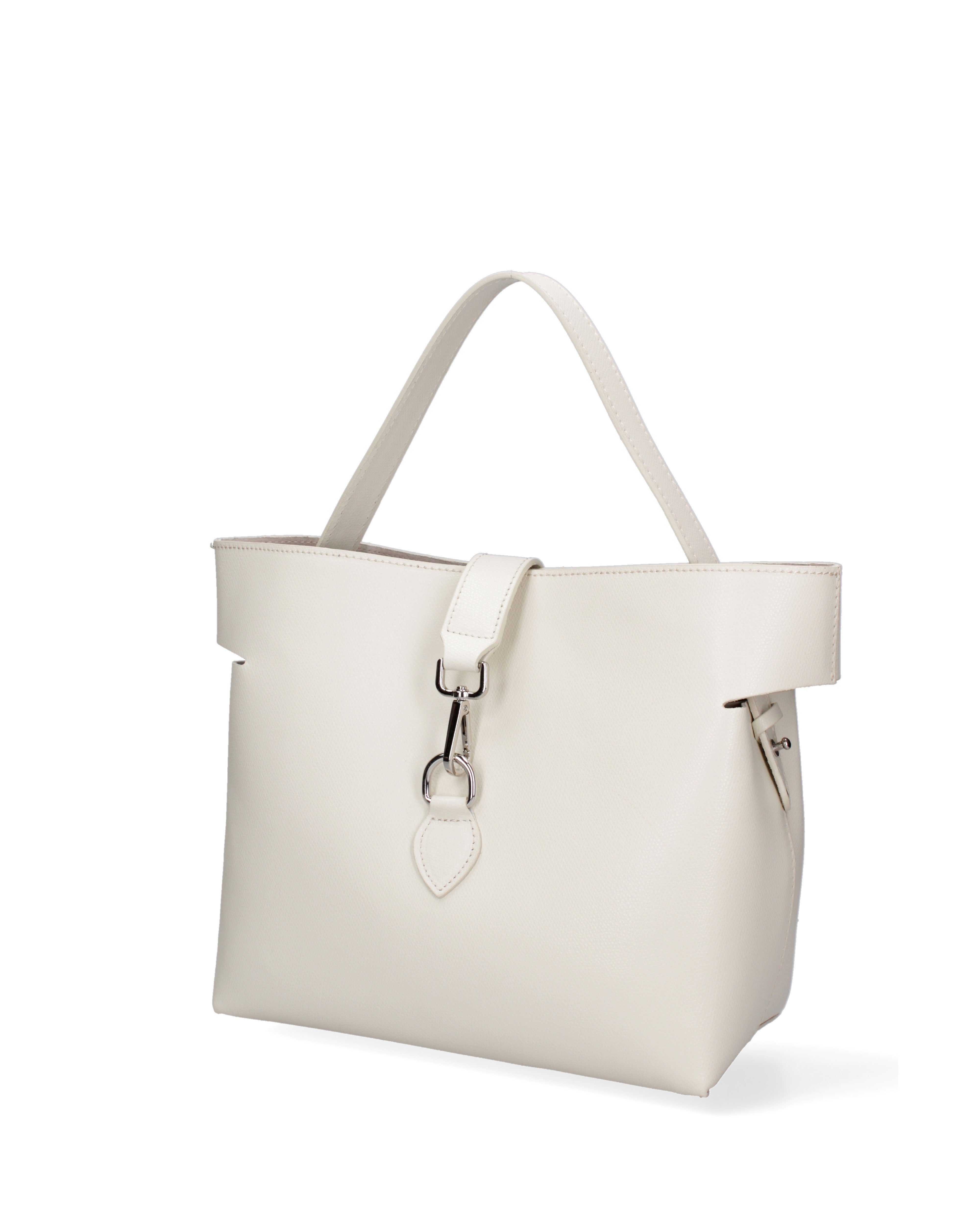 Liviana Borsa a mano da donna Vera pelle 07379-PL37 LATTE Gave Lux