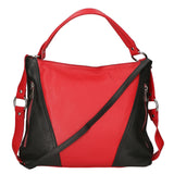 Emily Borsa a spalla da donna Vera pelle 80064-D10 ROSSO D28 NERO Gave Lux