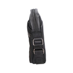Borsa a tracolla uomo Pelle PU e Tessuto PCL3061-BLACK Northampton Polo Club