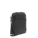 MO-32DO-COFFE BLACK Borsa a tracolla uomo in vera pelle Momo Design