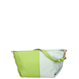 Borsa a spalla da donna Vera pelle 07165-D12 KIWI+D102 CIELO Roberta Rossi