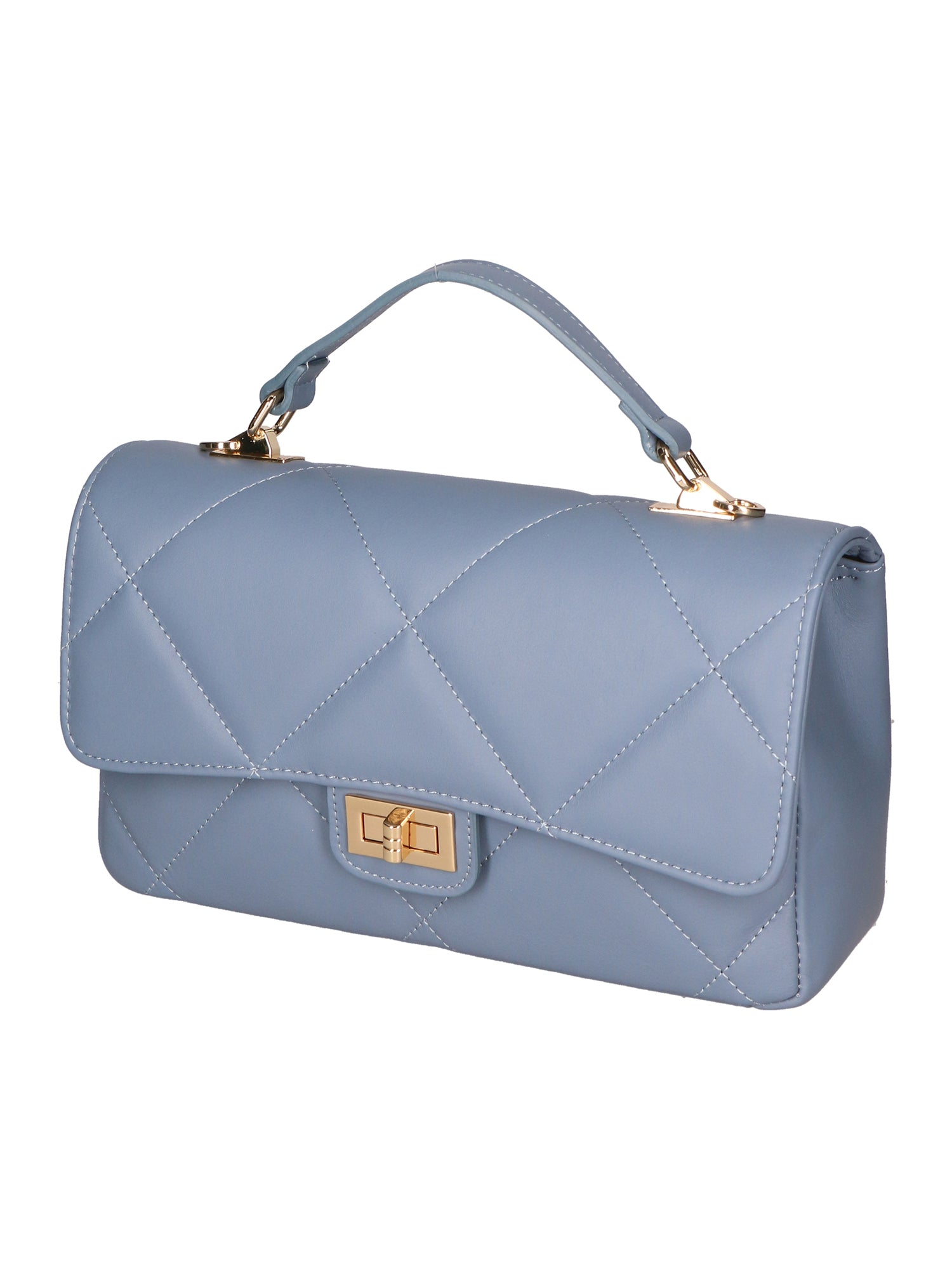 Vita Borsa a spalla da donna Vera pelle 06879-S41 CELESTE SCURO Gave Lux