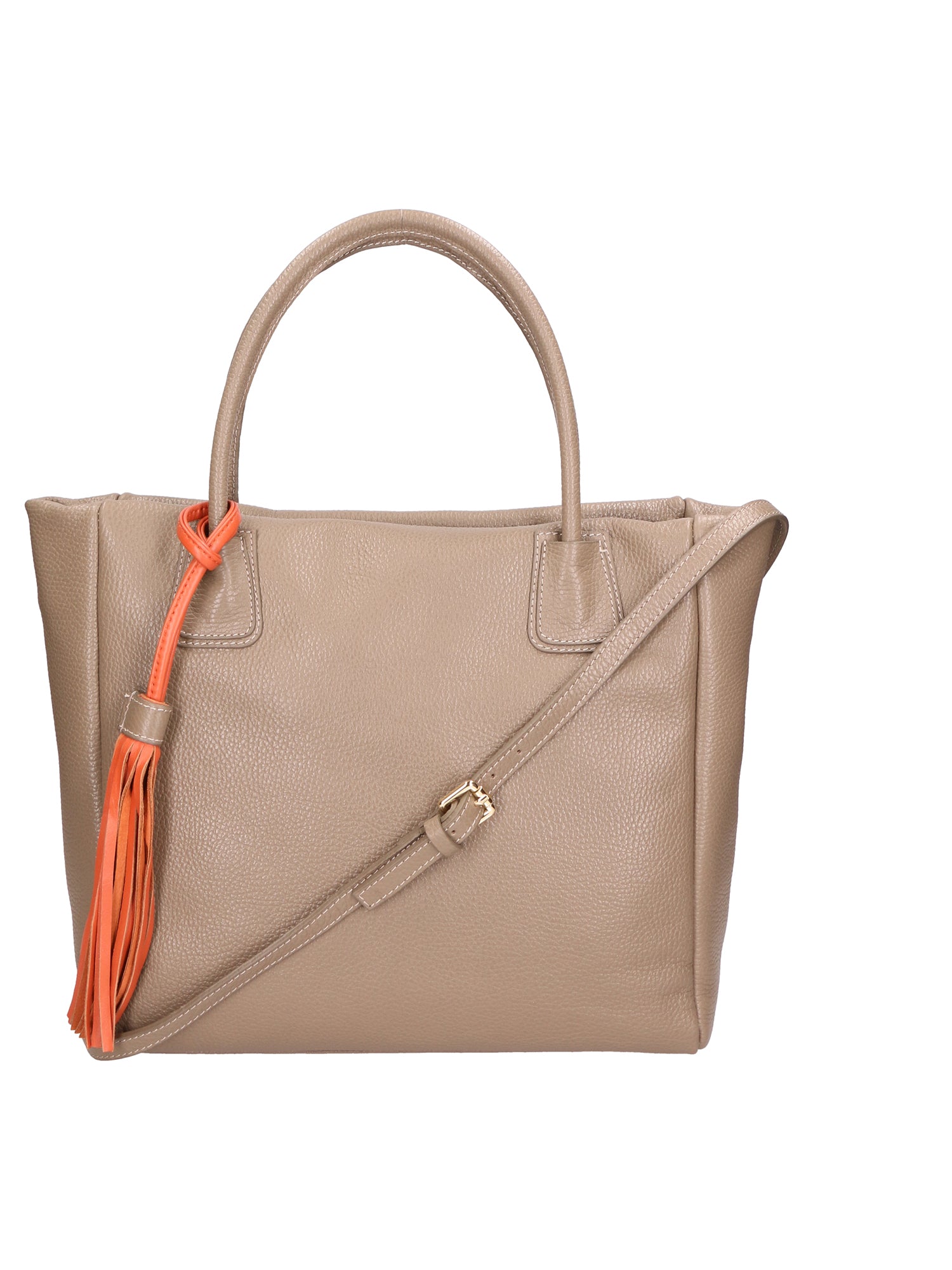 Verdiana Borsa a mano da donna Vera Pelle 06505-D40 TAUPE Gave Lux