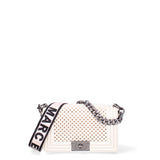 Borsa a mano da donna 100% Pvc FLAT-S-BALL 24-WHITECAP - SATIN CDF Marc Ellis