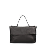 Borsa a spalla da donna Vera pelle 07159-D28 NERO Viola Castellani