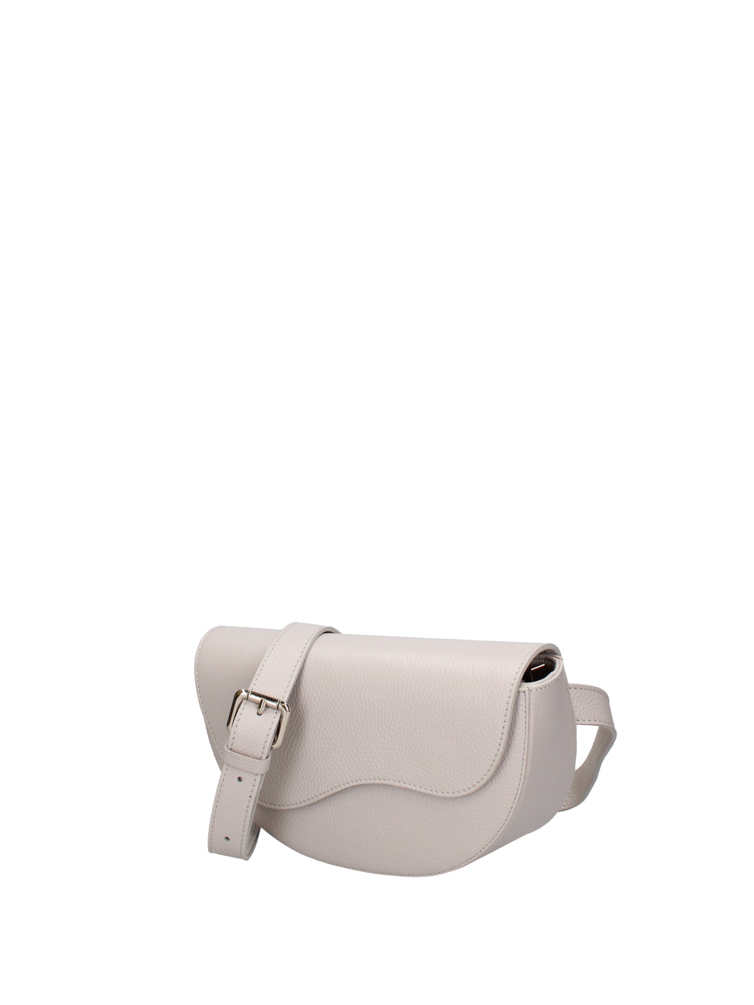 Marsupio da donna in vera pelle Made in Italy 07218-D86 GRIGIO PERLA Roberta Rossi