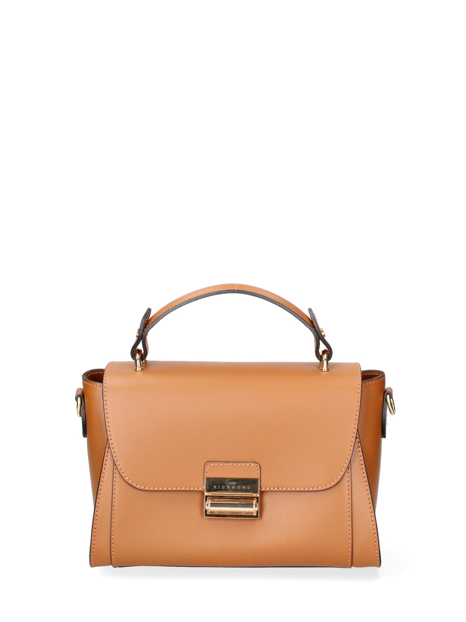 Borsa a mano da donna 100% pelle ruga JR-W-1128RU-CUOIO-GOLD John Richmond