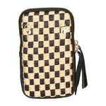 Alessandria Borsa a tracolla da donna Paglia Tabru 05001-NERO BEIGE Gave Lux