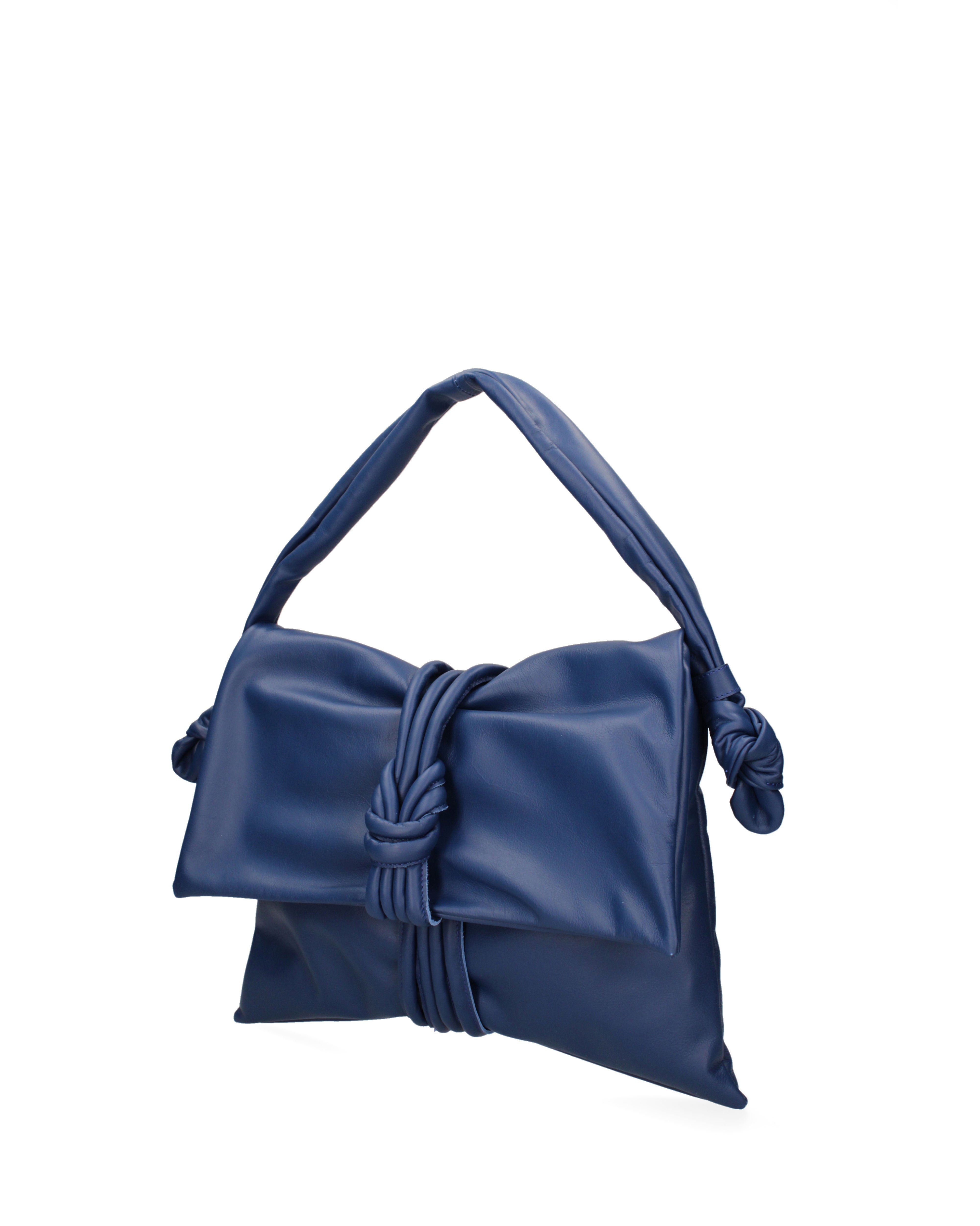 Borsa a spalla da donna Vera pelle 07172-S22 BLUETTE Viola Castellani