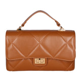 Vita Borsa a spalla da donna Vera pelle 06879-S17 CUOIO SCURO Gave Lux