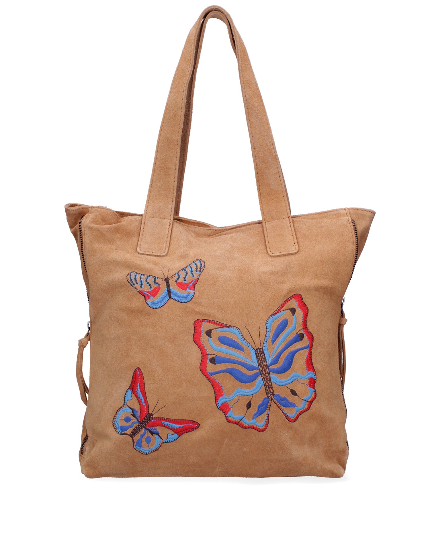 Papillon Borsa a spalla da donna Vera pelle 8620-CUOIO Gave Lux