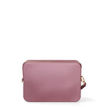 Borsa a tracolla da donna 100% Pvc FLAT-FLOWE-DARK MAUVE - LIGHT GOLD Marc Ellis