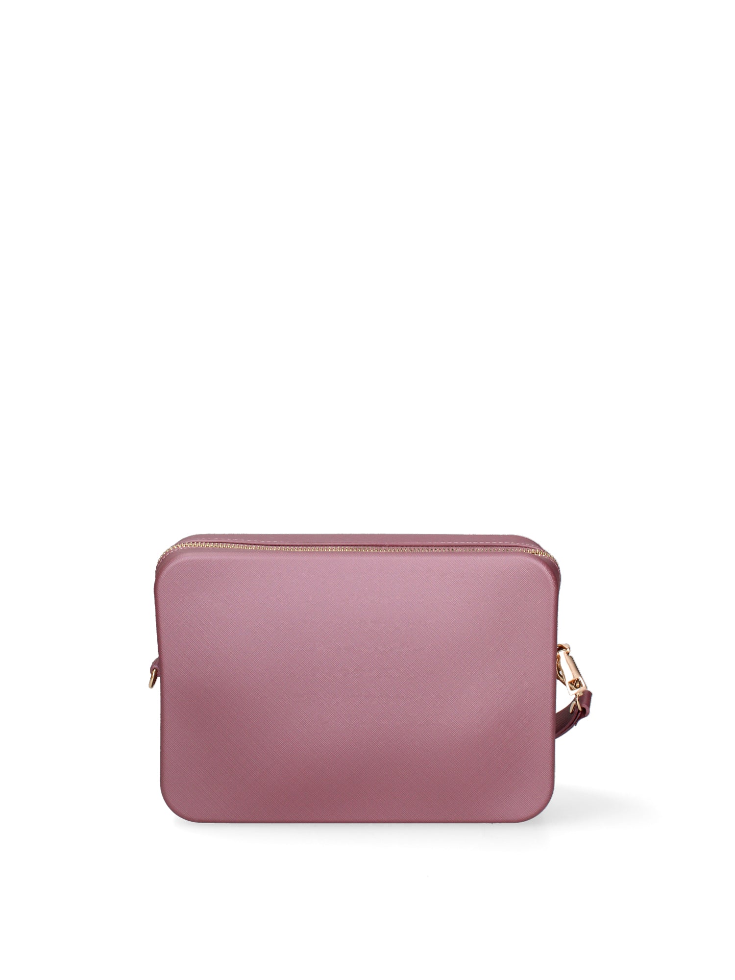 Borsa a tracolla da donna 100% Pvc FLAT-FLOWE-DARK MAUVE - LIGHT GOLD Marc Ellis