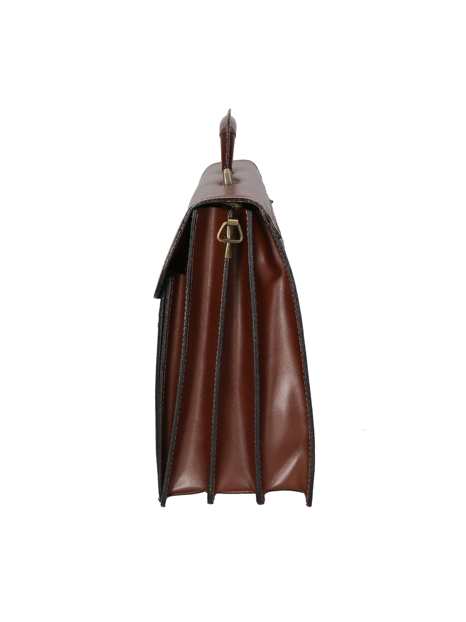 Nevio 7010-MARRONE BROWN Borsa da lavoro uomo in pelle Gave Lux