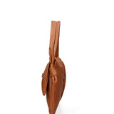 Borsa a spalla da donna Vera pelle 07172-S44 CUOIO Viola Castellani