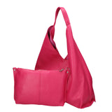 Ginger Borsa a spalla da donna Vera pelle 05788-D02 FUXIA Gave Lux