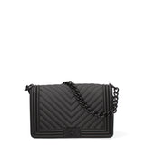 Borsa a mano da donna 100% Pvc FLAT-M 24-BLACK - BLACK Marc Ellis