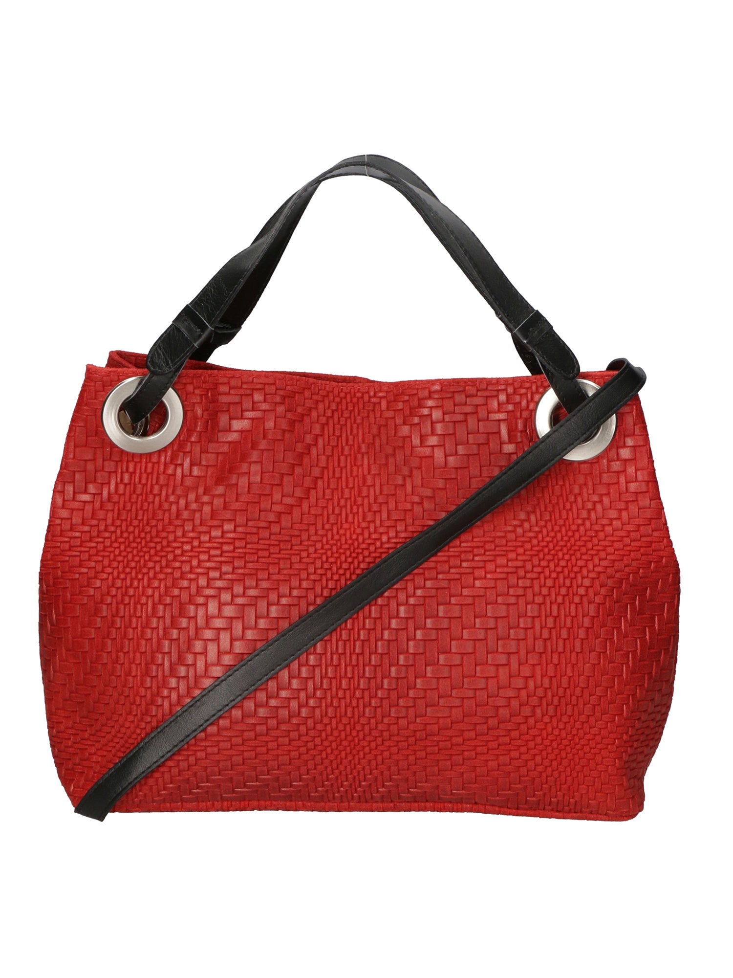 Emilia Borsa a spalla da donna Vera pelle 80059-023 ROSSO Gave Lux