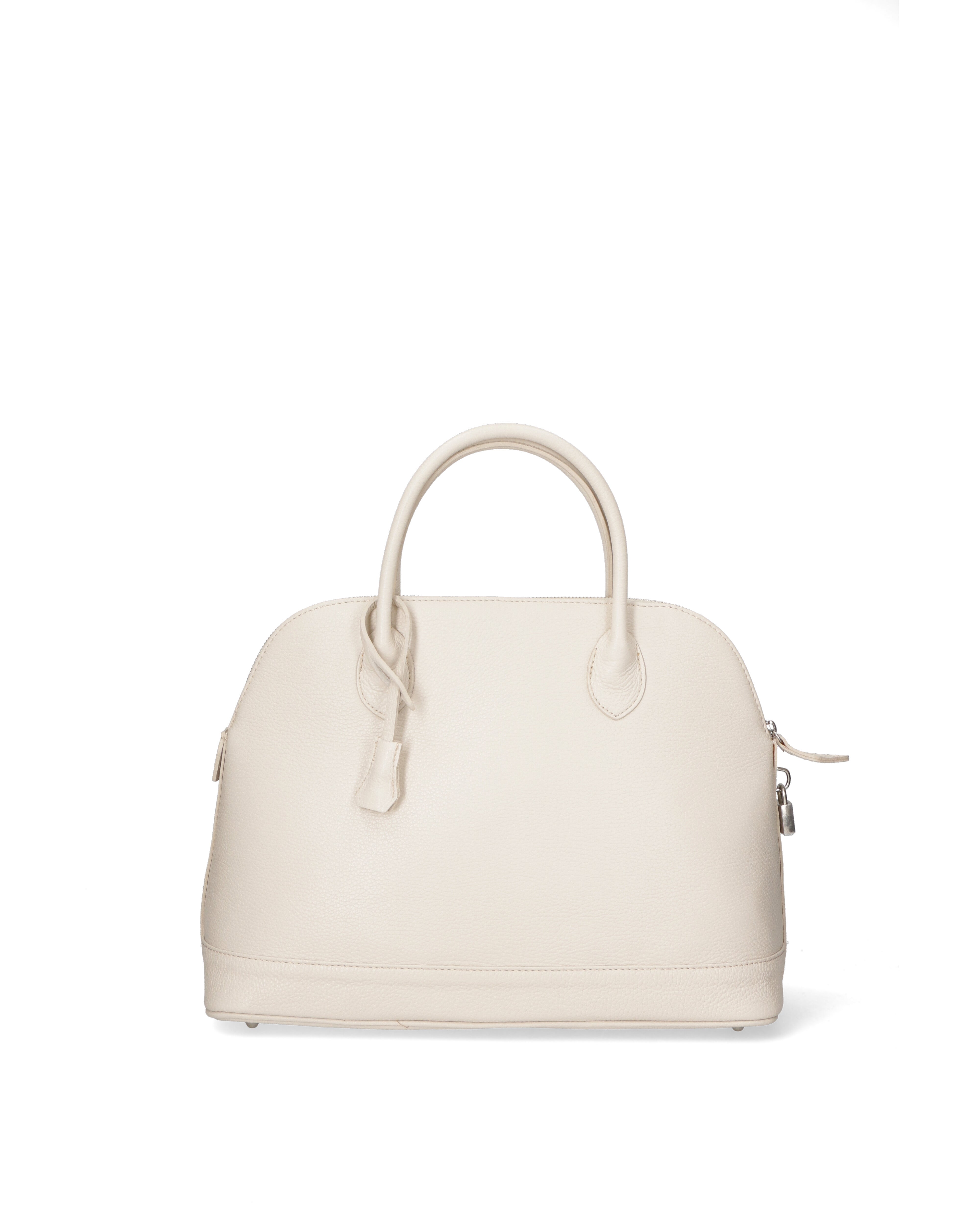 Silvana Chic Borsa a mano da donna 100% pelle 80028 5197-D37 LATTE Gave Lux