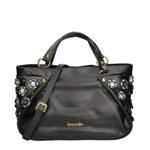Iolara Lux Borsa a spalla da donna Vera pelle B17240-NERO Braccialini