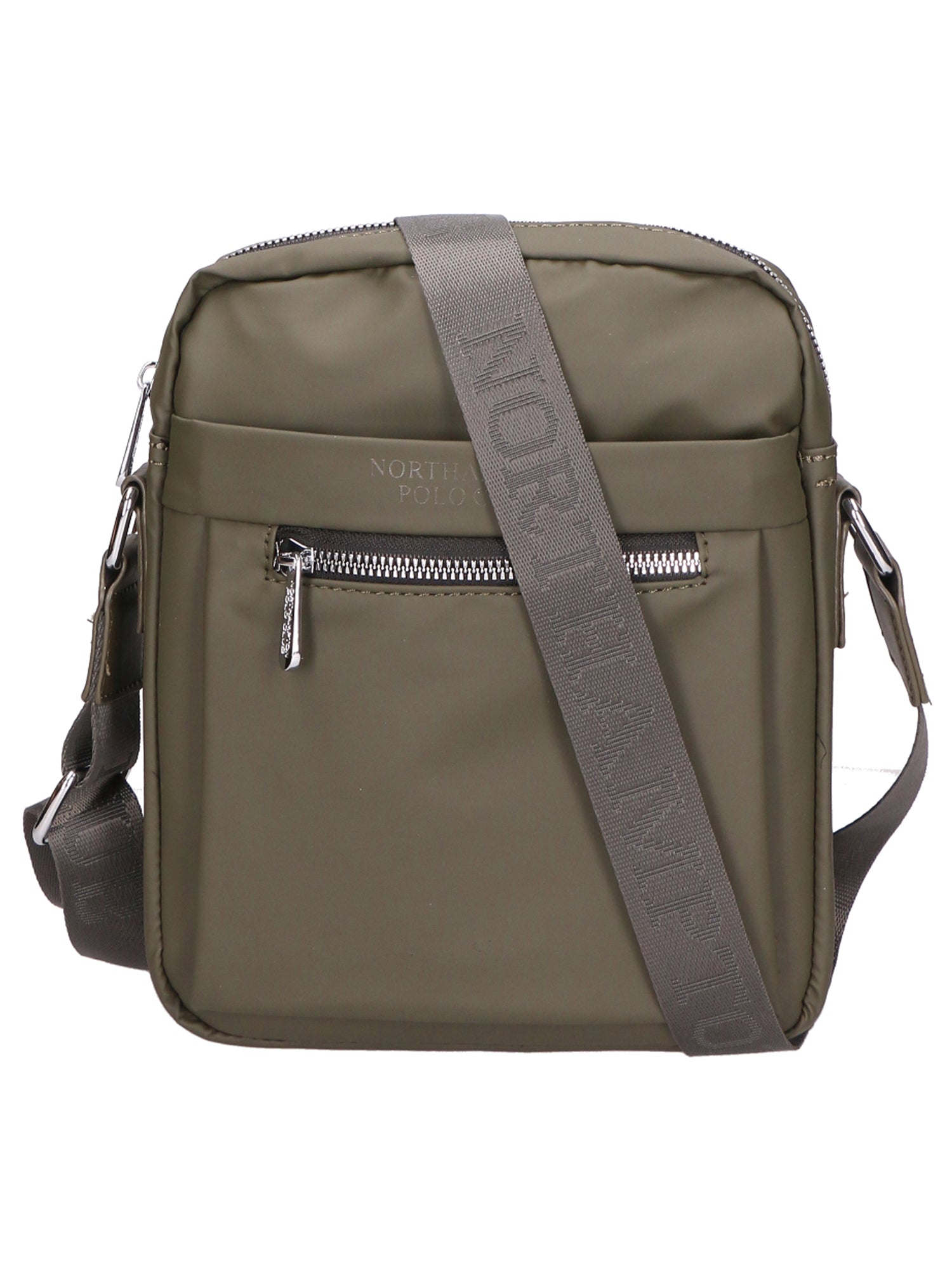 Borsa a tracolla uomo 100% PU Leather PCL3015-GREEN Northampton Polo Club