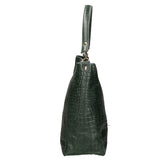 Valtera Borsa a spalla da donna Vera pelle 06500-017 VERDE BOTTIGLIA Gave Lux