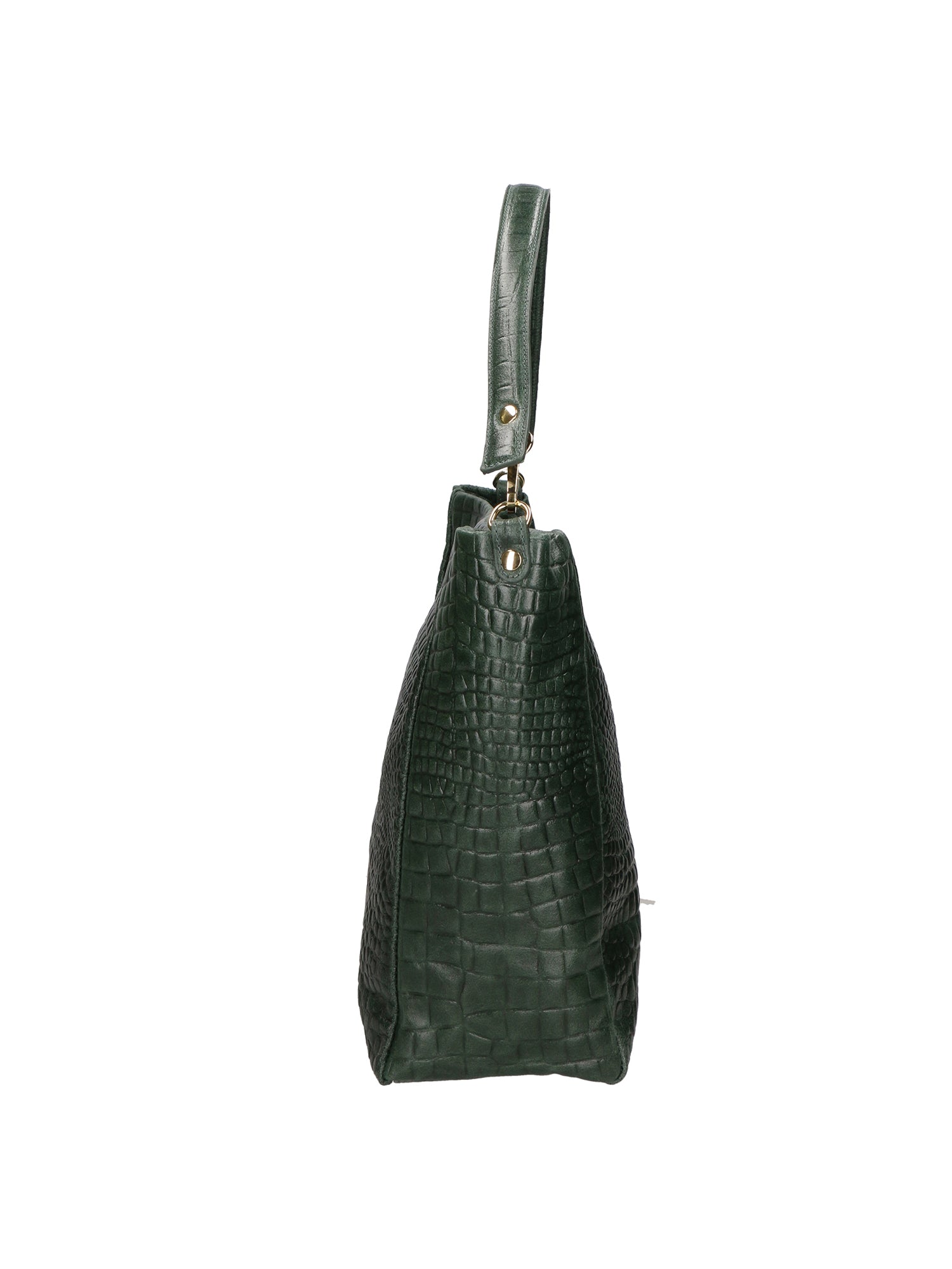 Valtera Borsa a spalla da donna Vera pelle 06500-017 VERDE BOTTIGLIA Gave Lux