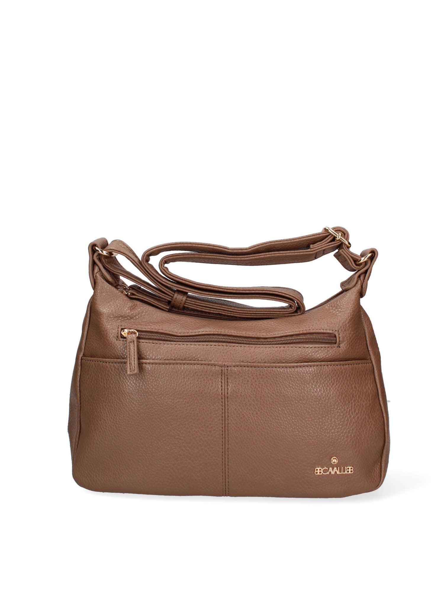 Borsa a spalla da donna Ecopelle BC1345-TAUPE B Cavalli
