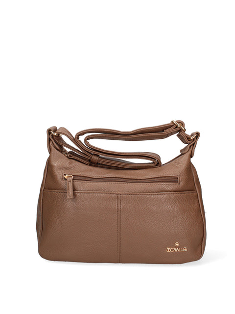 Borsa a spalla da donna Ecopelle BC1345-TAUPE
