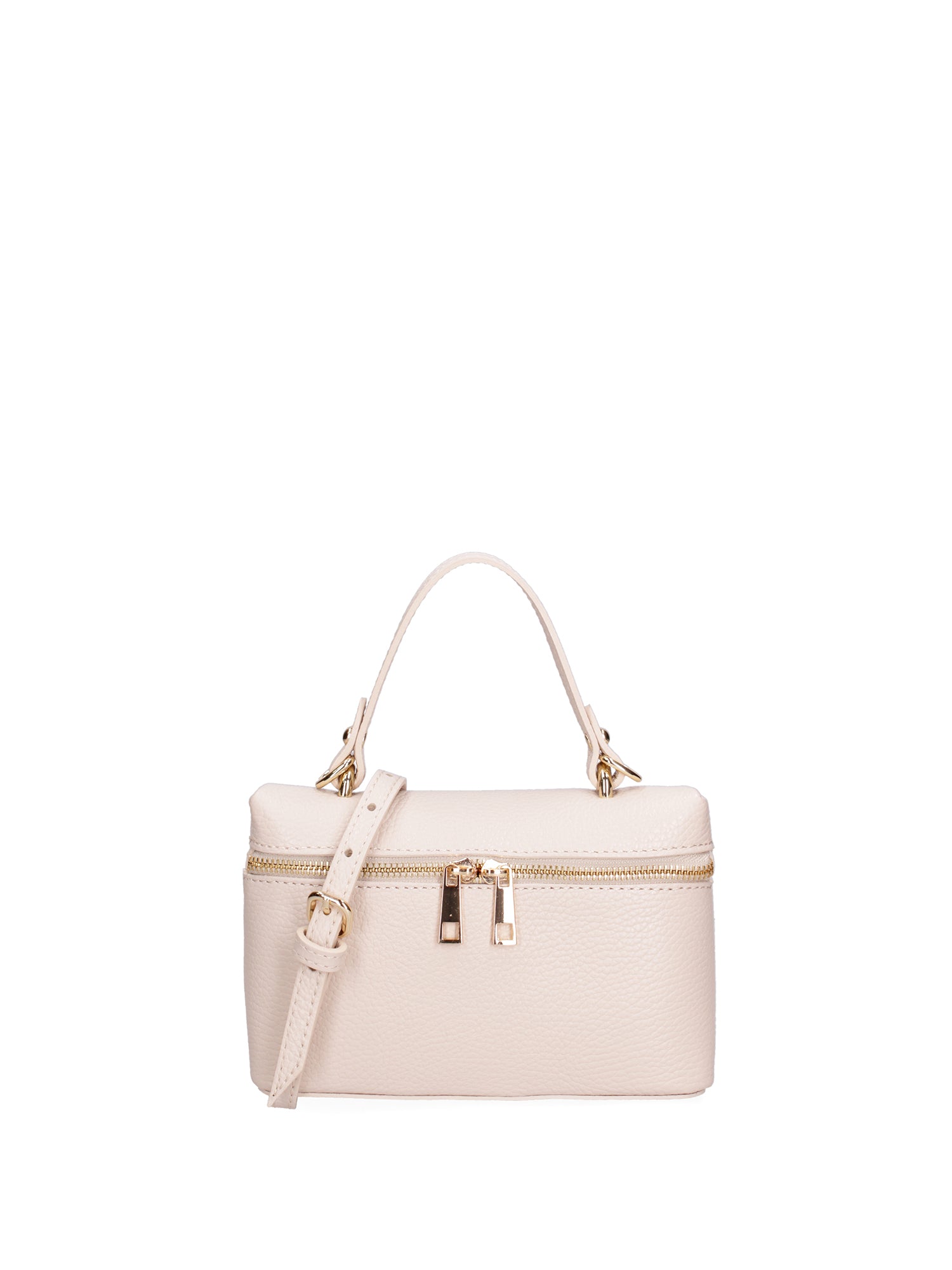 Borsa a mano da donna Vera pelle 07160-D37 LATTE Roberta Rossi