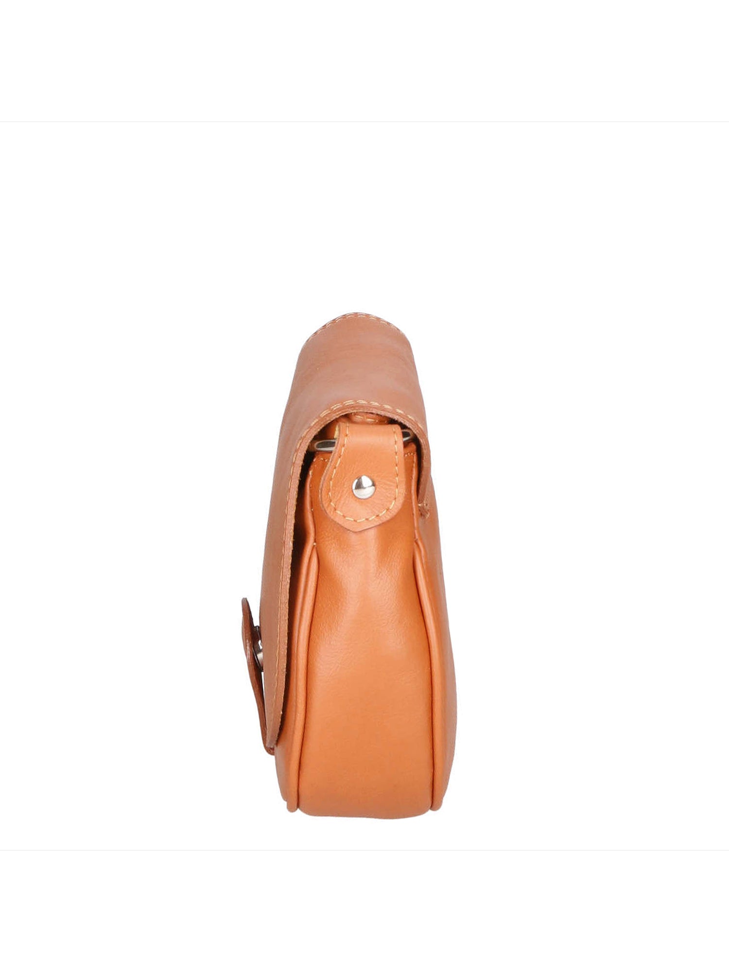 Bianca Borsa a tracolla da donna Vera pelle 10016 1020-S17 CUOIO SCURO Gave Lux
