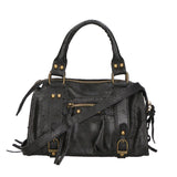 Erisia Borsa a spalla da donna Vera pelle 06091-NERO Gave Lux