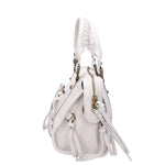 Erisia Borsa a spalla da donna Vera pelle 06091-BIANCO Gave Lux